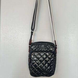 MZ Wallace Metro Crossbody in Anthracite